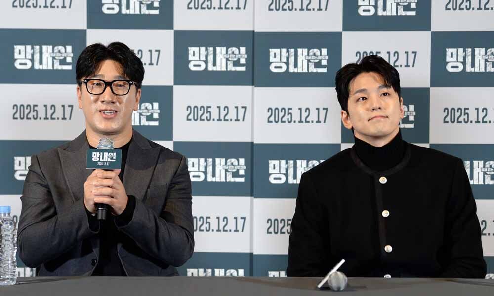 [SW포토]영화 '망내인:얼굴 없는 살인자들' 신재호 감독-배우 김민규